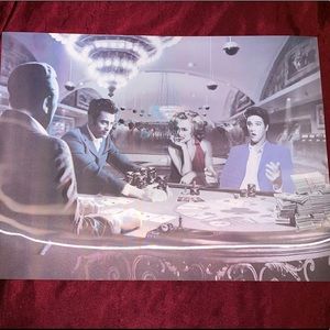 Marilyn Monroe & Elvis Presley reflective poster